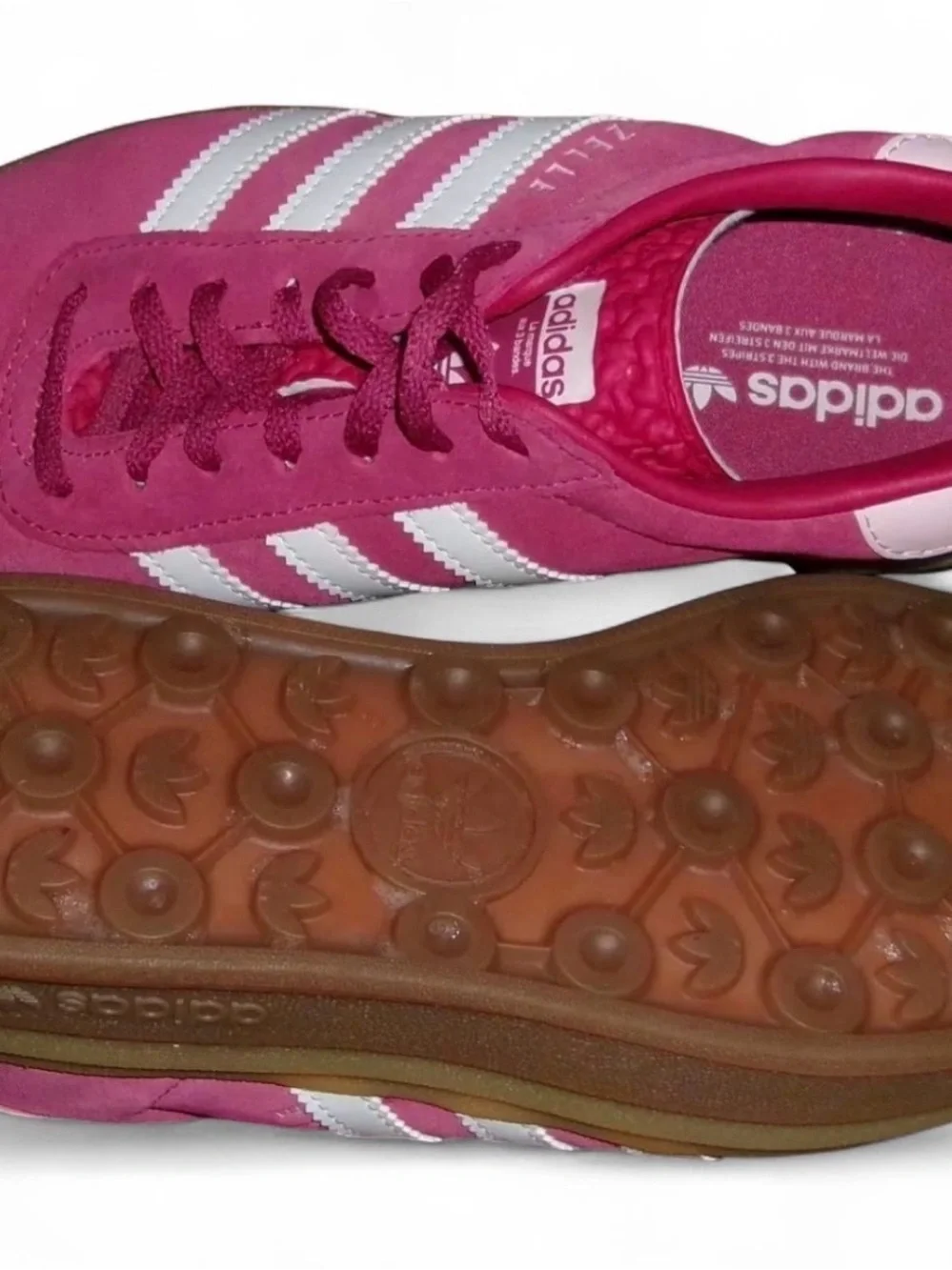 adidas Women's Pink Gazelle Casual Sneakers